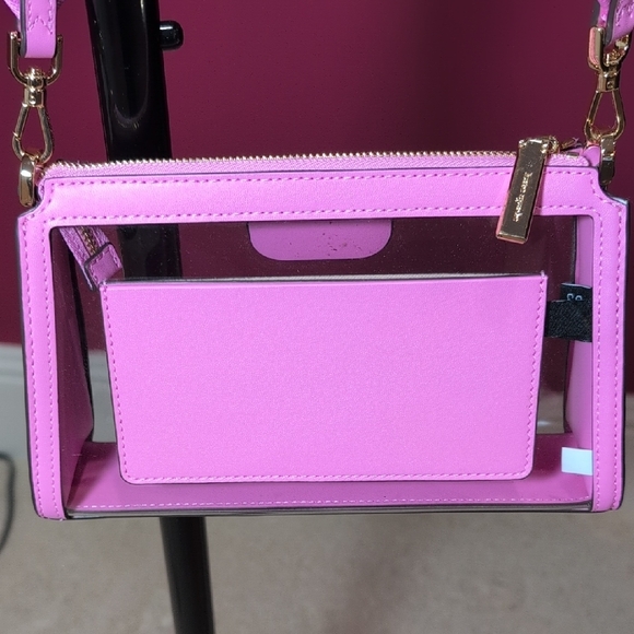 kate spade Clare Clear Small Crossbody Bag, Surf Pink in Excellent Condition! - Picture 7 of 9